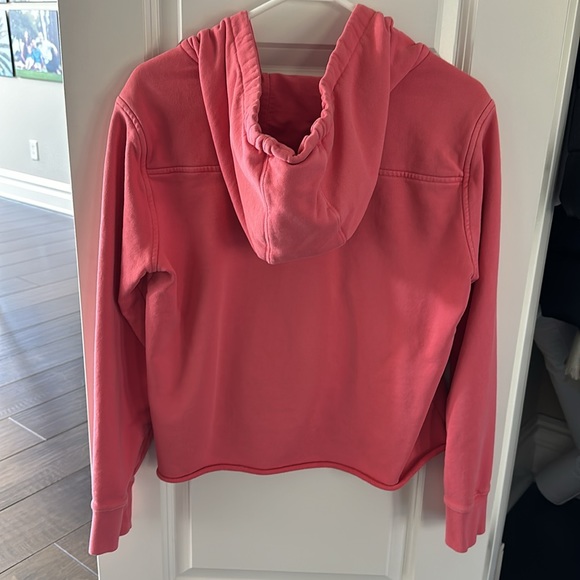 Vineyard Vines Pink Drawstring Hoodie with Kangaroo Pocket Size Medium - Picture 3 of 5